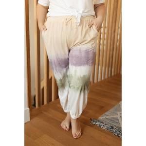 NEW HAYDEN LA living for the weekend joggers in tie dye